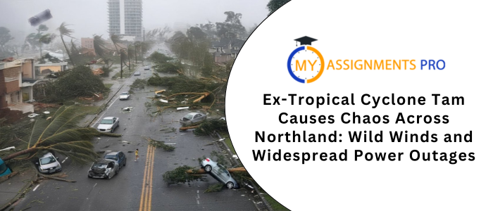 Ex-Tropical Cyclone Tam Causes Chaos Across Northland: Wild Winds and Widespread Power Outages