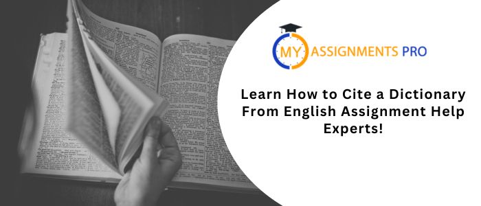 Learn How to Cite a Dictionary
