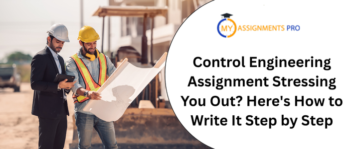 control engineering assignment stressing you out here's how to write It step by step