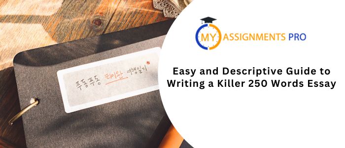 Essay and Descriptive Guide for Writing a Killer 250 Words Essay!